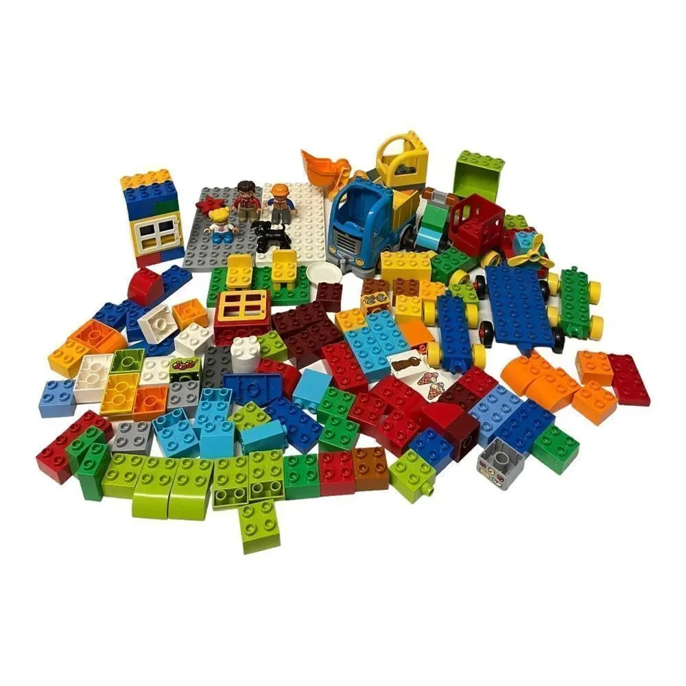 Mixed lot of Duplo Legos vehicles figures building blocks
